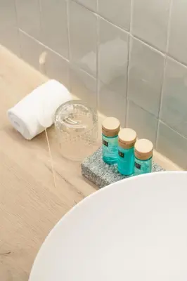 Ein Badezimmer in der Unterkunft MOOS