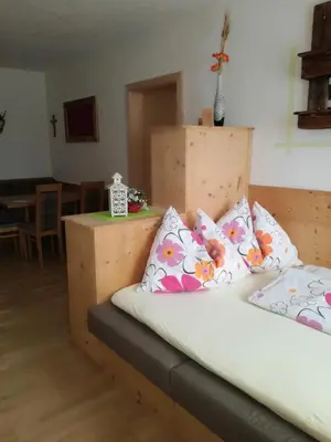 Ein Bett oder Betten in einem Zimmer der Unterkunft Ferienwohnung Lechner Daniel