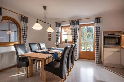 Küche/Küchenzeile in der Unterkunft Chalet Glücklich sein...