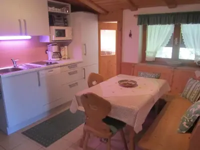 Küche/Küchenzeile in der Unterkunft Appartement Wörgötter Astrid und Sepp