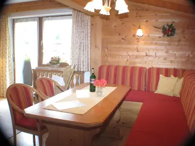 Ein Sitzbereich in der Unterkunft Appartement Wörgötter Astrid und Sepp