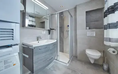 Ein Badezimmer in der Unterkunft Holiday Lodge Fürst