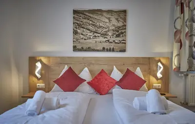 Ein Bett oder Betten in einem Zimmer der Unterkunft Holiday Lodge Fürst