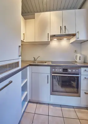 Küche/Küchenzeile in der Unterkunft Appartement Bernkogel