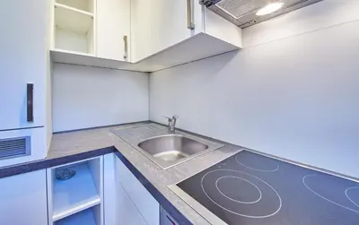 Küche/Küchenzeile in der Unterkunft Appartement Bernkogel