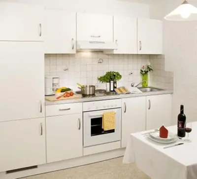Küche/Küchenzeile in der Unterkunft Apartment Landhaus Krall