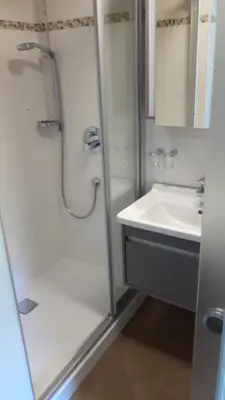 Ein Badezimmer in der Unterkunft Lamplhof B&B