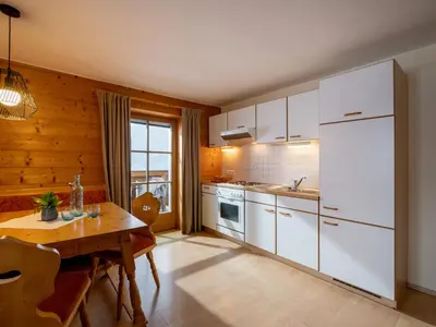 Küche/Küchenzeile in der Unterkunft Haus Hofbichl