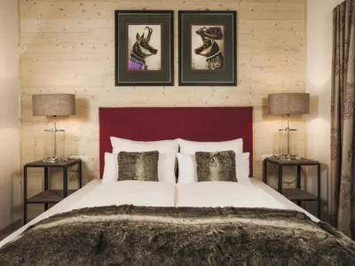 Ein Bett oder Betten in einem Zimmer der Unterkunft Mountainspirit