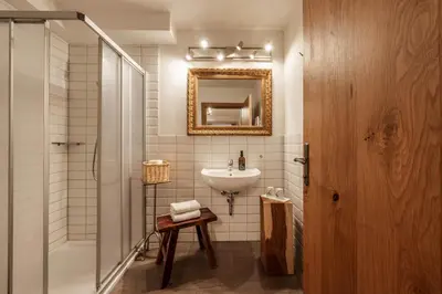 Ein Badezimmer in der Unterkunft Mountainspirit