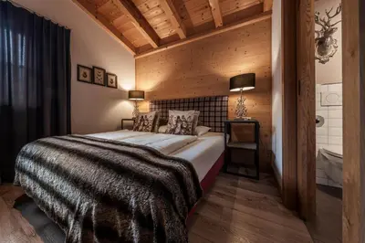 Ein Bett oder Betten in einem Zimmer der Unterkunft Mountainspirit