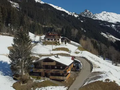 Naturlandschaft in der Nähe des Chalets