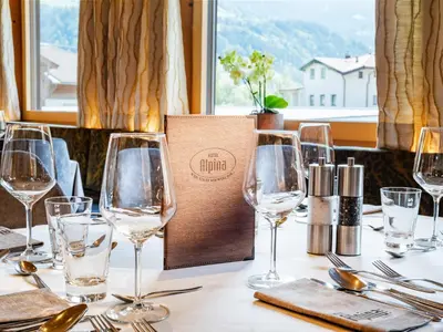 Getränke in der Unterkunft Hotel Alpina
