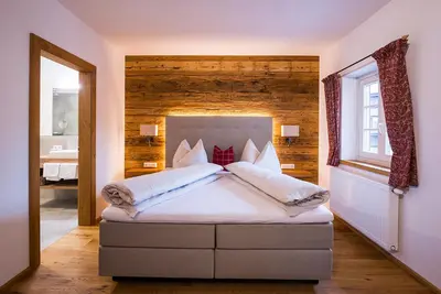 Ein Bett oder Betten in einem Zimmer der Unterkunft Gasthof Herrnhaus