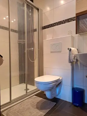 Ein Badezimmer in der Unterkunft Bommerhof