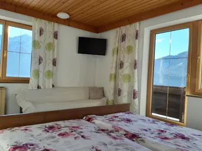 Ein Bett oder Betten in einem Zimmer der Unterkunft Bommerhof