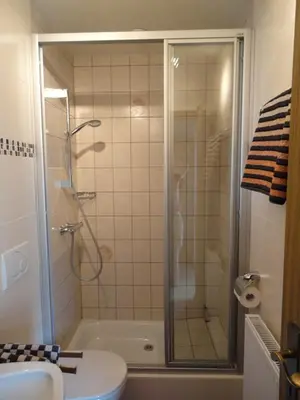 Ein Badezimmer in der Unterkunft Bommerhof
