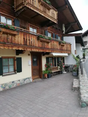 Ein Balkon oder eine Terrasse in der Unterkunft Drechslerhaus