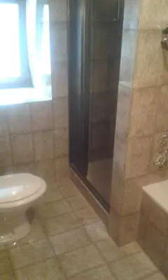 Ein Badezimmer in der Unterkunft Drechslerhaus