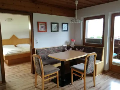 Ein Bett oder Betten in einem Zimmer der Unterkunft Haus Salzachblick