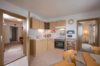 Küche/Küchenzeile in der Unterkunft Appartement Waldruhe