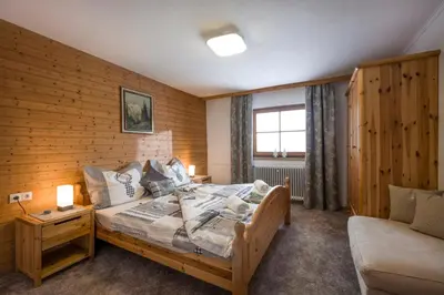 Ein Bett oder Betten in einem Zimmer der Unterkunft Appartement Waldruhe