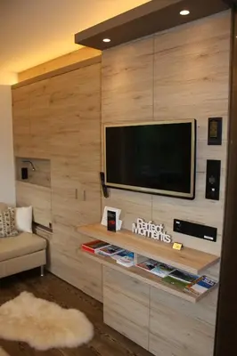 TV/Unterhaltungsangebot in der Unterkunft Design-Appartement Jochberg
