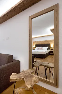 Ein Bett oder Betten in einem Zimmer der Unterkunft Blattlhof