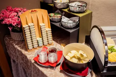Essen im Hotel oder in der Nähe