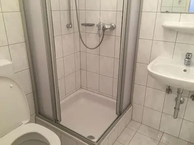 Ein Badezimmer in der Unterkunft Sonnenalp Markbachjoch XL