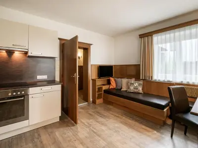 Küche/Küchenzeile in der Unterkunft Appartements Pungg