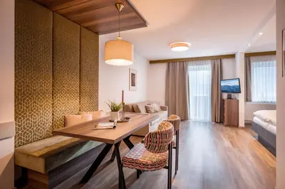Ein Bett oder Betten in einem Zimmer der Unterkunft Apart Denise