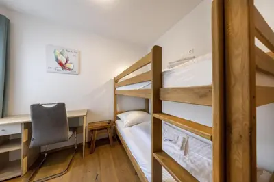 Ein Bett oder Betten in einem Zimmer der Unterkunft Appartement Pegasus Top 4