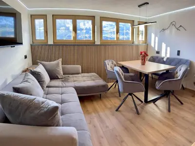 Ein Sitzbereich in der Unterkunft Apartment Rosalie by Interhome