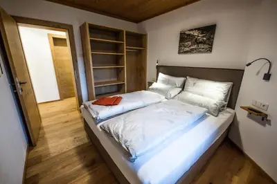 Ein Bett oder Betten in einem Zimmer der Unterkunft Leni´s Appartements