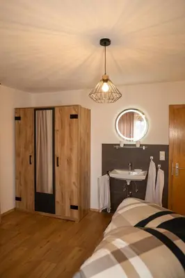 Ein Bett oder Betten in einem Zimmer der Unterkunft Appartement Hippach im Haus Sporer