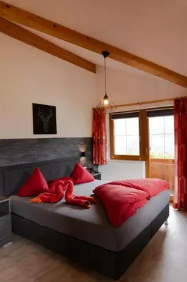 Ein Bett oder Betten in einem Zimmer der Unterkunft Appartement Hippach im Haus Sporer