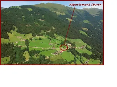 Naturlandschaft in der Nähe der Ferienwohnung