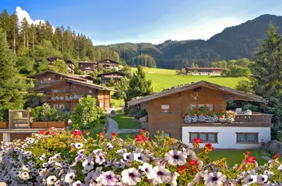 Naturlandschaft in der Nähe des Chalets