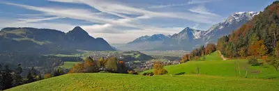 Naturlandschaft in der Nähe des Chalets