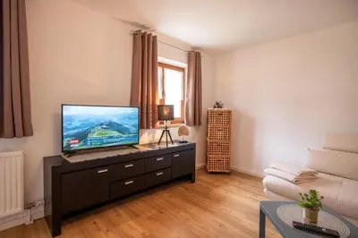 TV/Unterhaltungsangebot in der Unterkunft Salven-Lodge