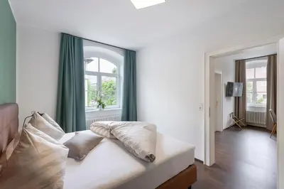 Ein Sitzbereich in der Unterkunft Villa Maria - Suiten & Appartement