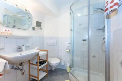 Ein Badezimmer in der Unterkunft Stanglehen