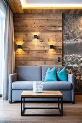 Ein Sitzbereich in der Unterkunft Wohlfühlhotel Innertalerhof