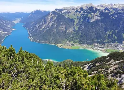 Naturlandschaft in der Nähe des Privatzimmers