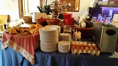 Essen in der Pension oder in der Nähe