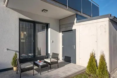Ein Balkon oder eine Terrasse in der Unterkunft Appartement Sophie