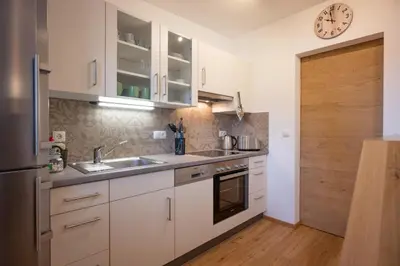 Küche/Küchenzeile in der Unterkunft Appartement Sophie