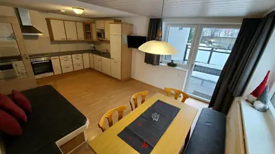 Küche/Küchenzeile in der Unterkunft Ferienwohnung Graber
