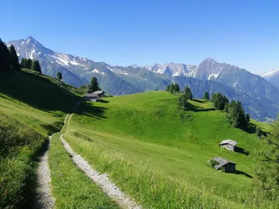 Naturlandschaft in der Nähe der Ferienwohnung